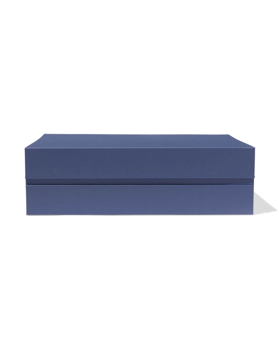 HEMA Doos met magnetische deksel A4 karton blauw | HEMA