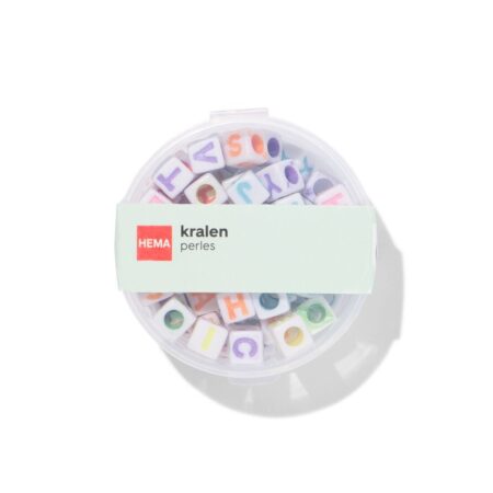 HEMA Doosje kralen vierkant alfabet | HEMA
