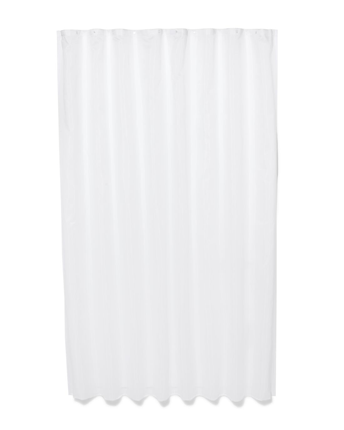 HEMA Douchegordijn 180x200 recycled polyester wit (wit) | HEMA