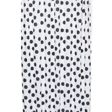 HEMA Douchegordijn 180x200cm stippen zwart (wit/zwart) | HEMA