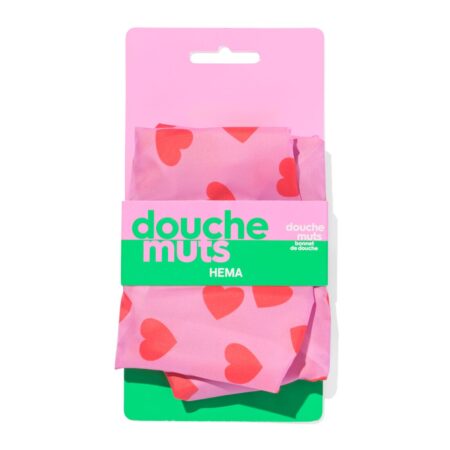 HEMA Douchemuts hartjes roze | HEMA