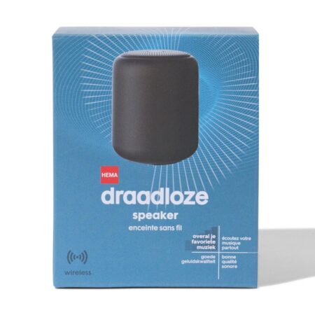 HEMA Draadloze speaker zwart | HEMA