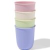 HEMA Drinkbekers 280ml kunststof pastel - 4 stuks (multicolor) | HEMA