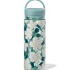 HEMA Drinkfles 700ml bloemen (groen) | HEMA