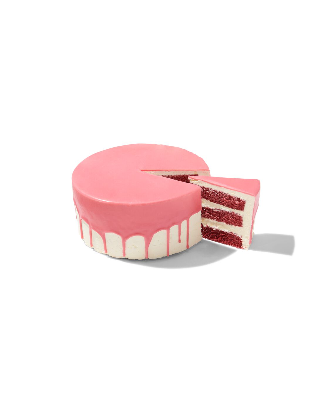 HEMA Dripcake roze red velvet 16 p. (roze) | HEMA