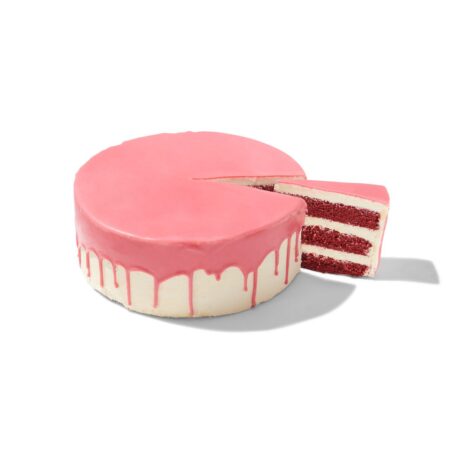 HEMA Dripcake roze red velvet 24 p. (roze) | HEMA