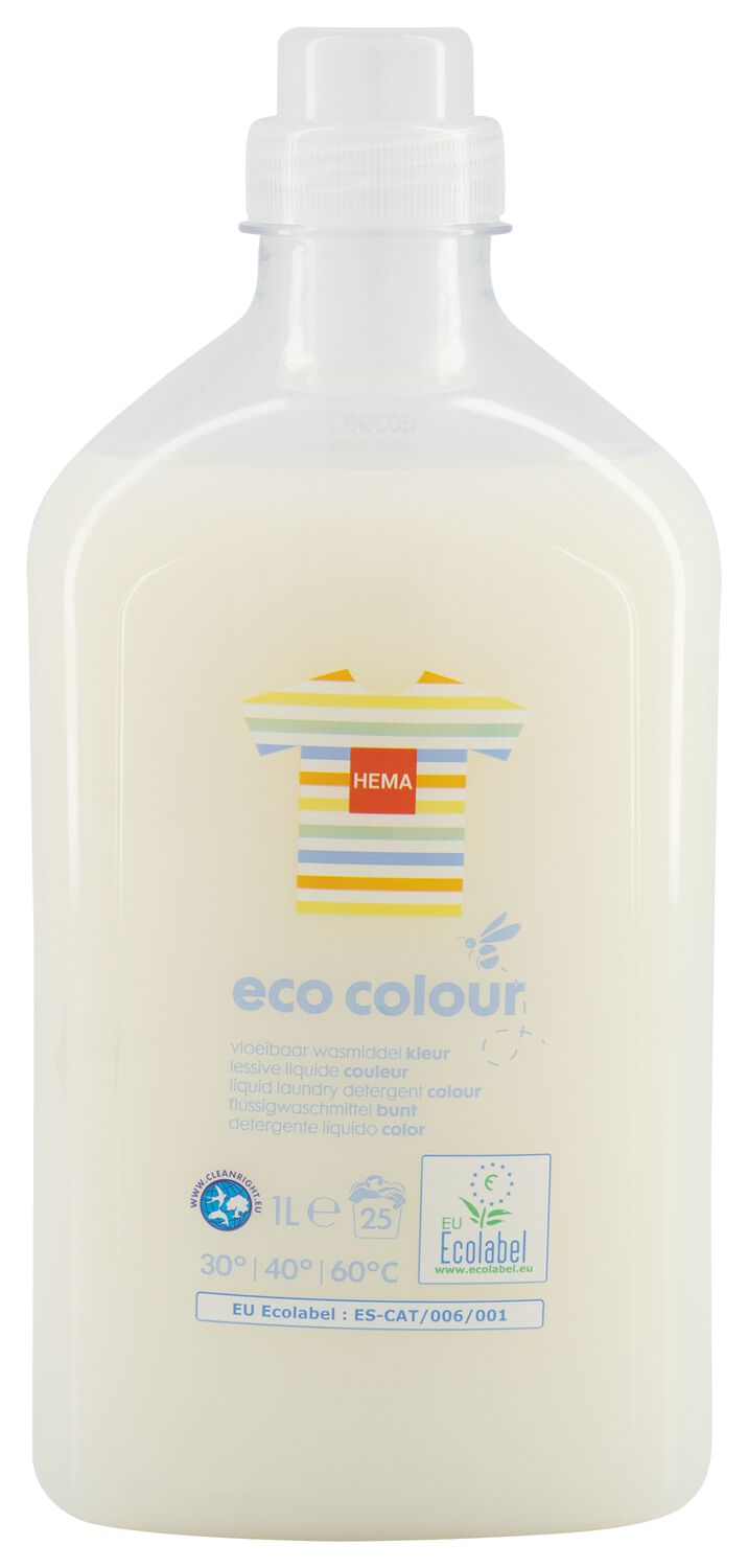 HEMA Eco vloeibaar wasmiddel kleur 1L | HEMA