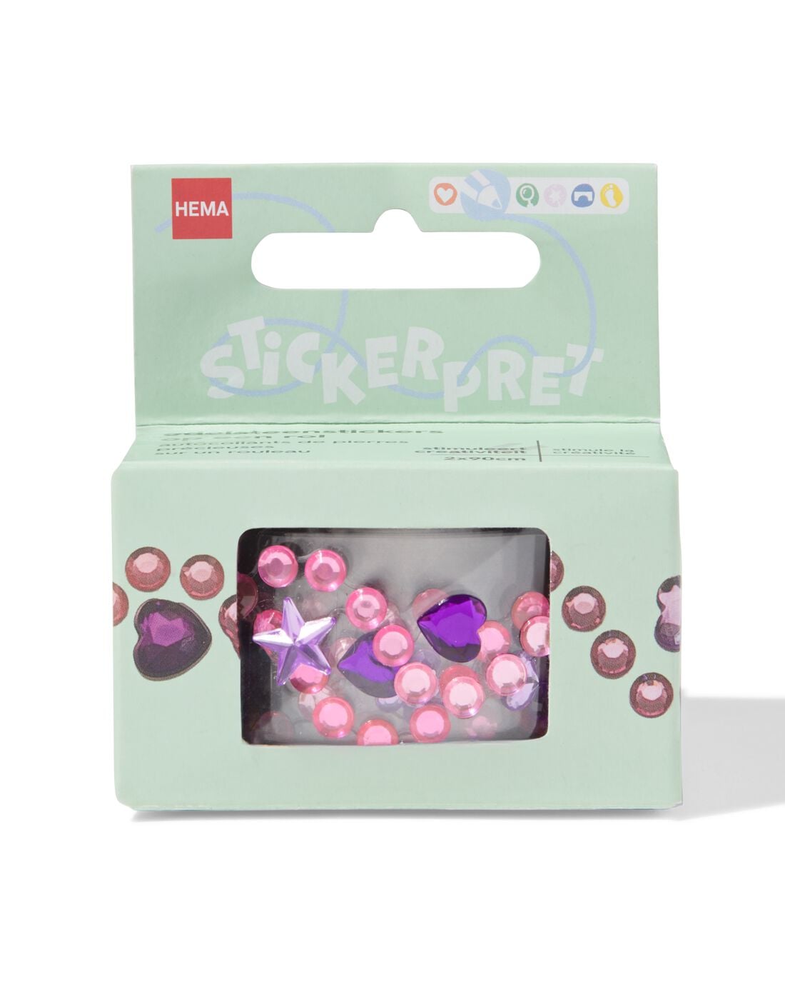 HEMA Edelsteenstickers op rol 90cm - 2 stuks | HEMA