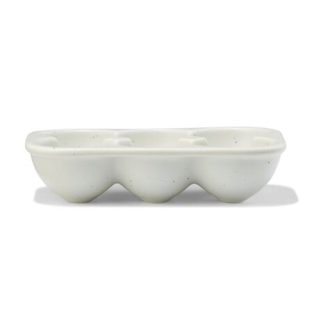 HEMA Eierdoos 15 x 11 x 4cm Trend aardewerk groen vlekken (groen) | HEMA