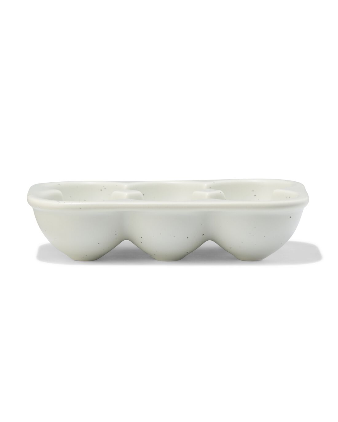HEMA Eierdoos 15 x 11 x 4cm Trend aardewerk groen vlekken (groen) | HEMA