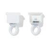 HEMA Eindstop met kap wit - 2 stuks (wit) | HEMA