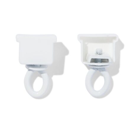 HEMA Eindstop met kap wit - 2 stuks (wit) | HEMA