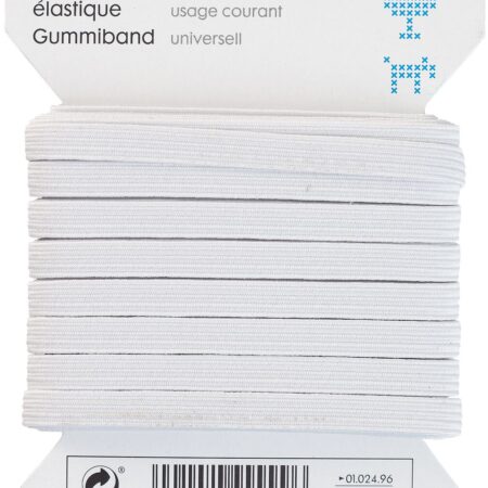 HEMA Elastiek 10mx6mm wit (wit) | HEMA