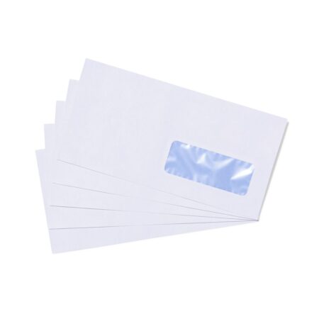 HEMA Envelop DL venster rechts wit - 50 stuks | HEMA