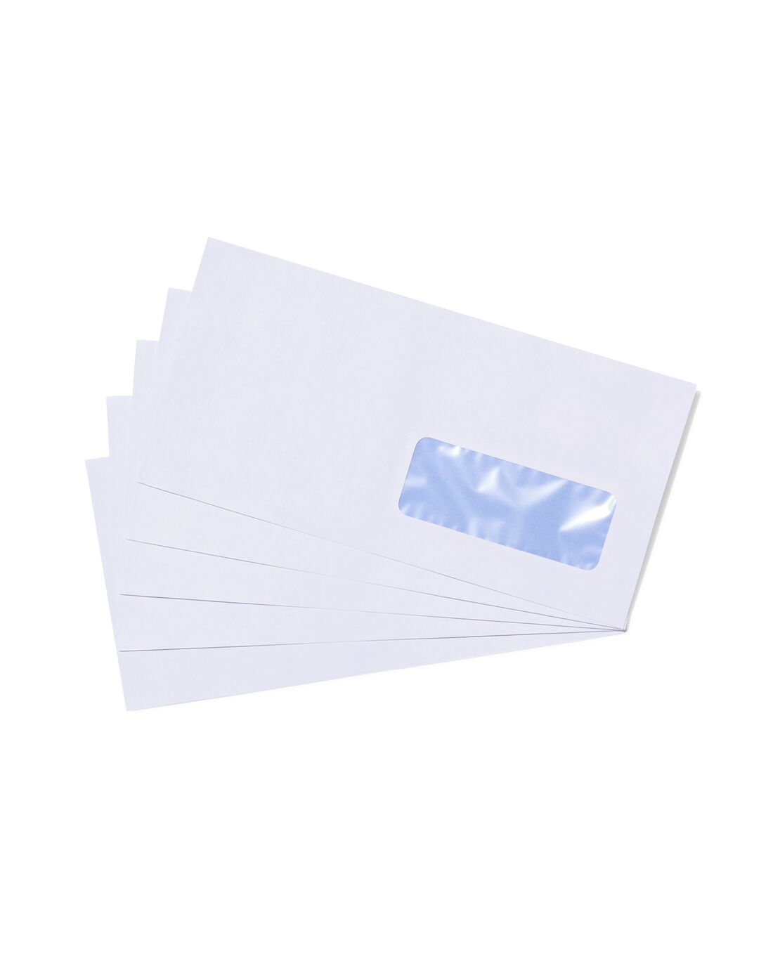 HEMA Envelop DL venster rechts wit - 50 stuks | HEMA