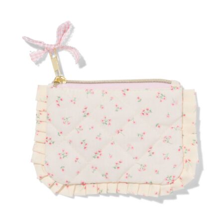 HEMA Etui 14.8x10.5x1cm ruffles bloemen (multicolor) | HEMA