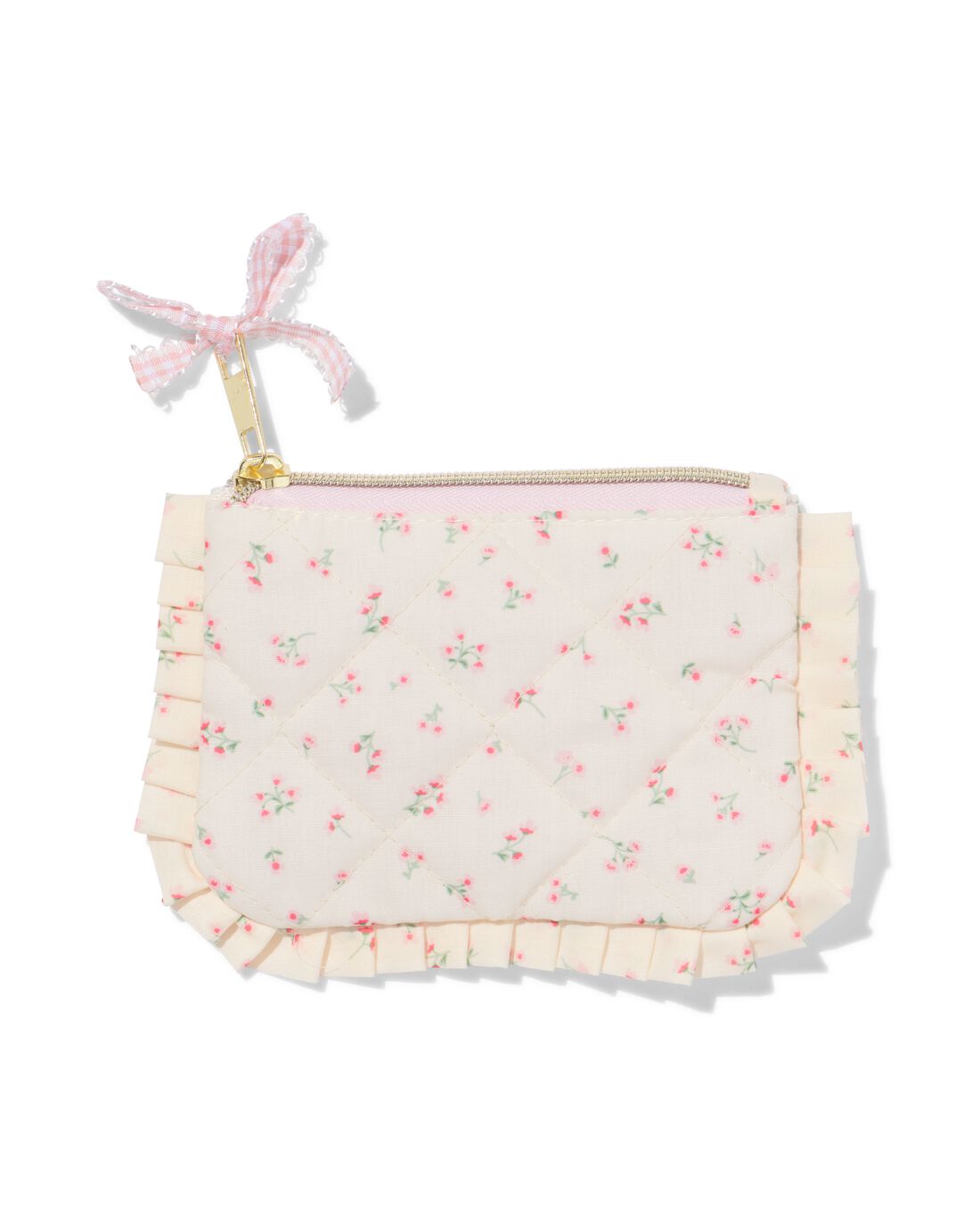 HEMA Etui 14.8x10.5x1cm ruffles bloemen (multicolor) | HEMA