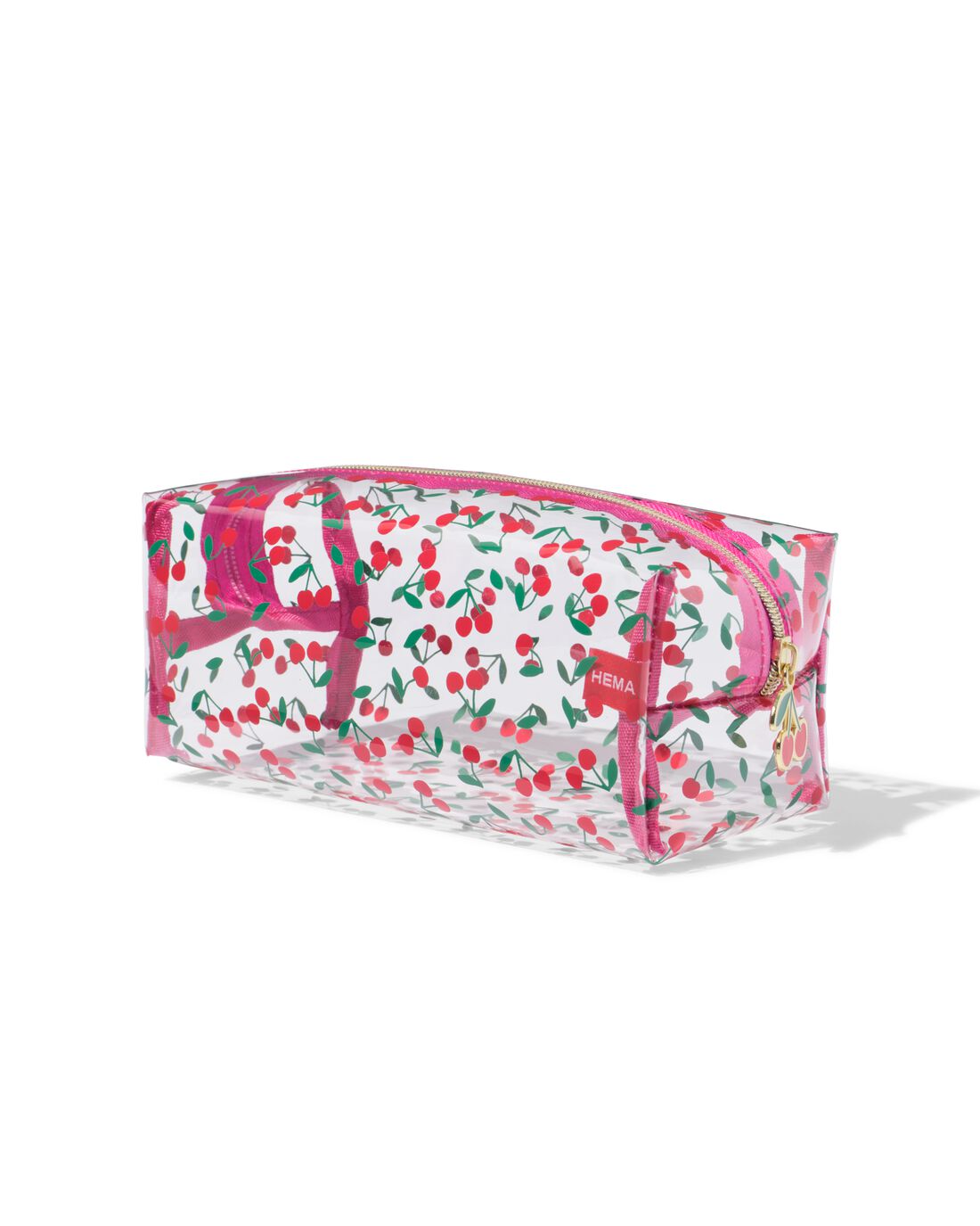 HEMA Etui 20x8.5x9cm transparant kersen (multicolor) | HEMA