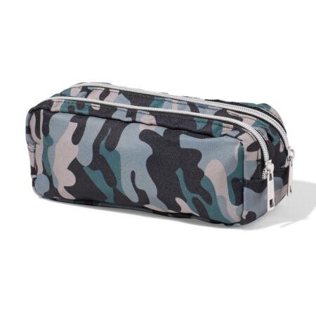 HEMA Etui dubbele rits camo | HEMA