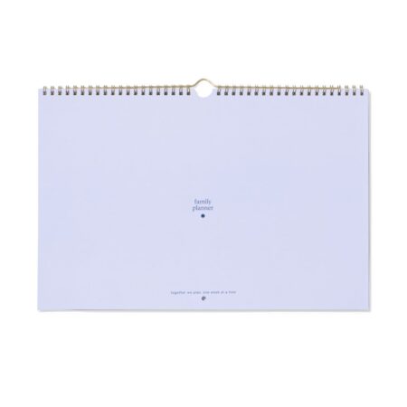 HEMA Familieplanner 37x25cm lichtblauw | HEMA