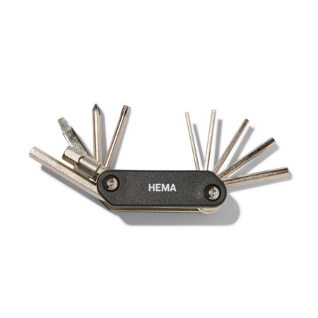 HEMA Fiets gereedschapsset 10-in-1 (zwart) | HEMA