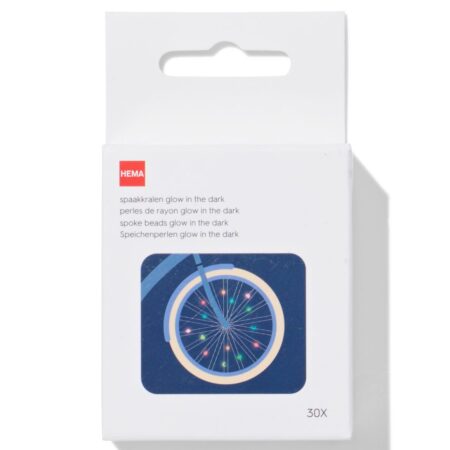 HEMA Fietsspaakkralen lichtgevend - 30 stuks (multi) | HEMA