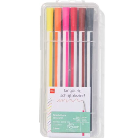 HEMA Fijnschrijvers - 12 stuks | HEMA