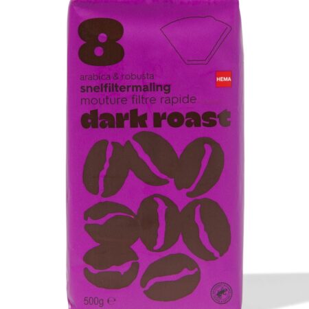 HEMA Filterkoffie dark roast - 500 gram | HEMA