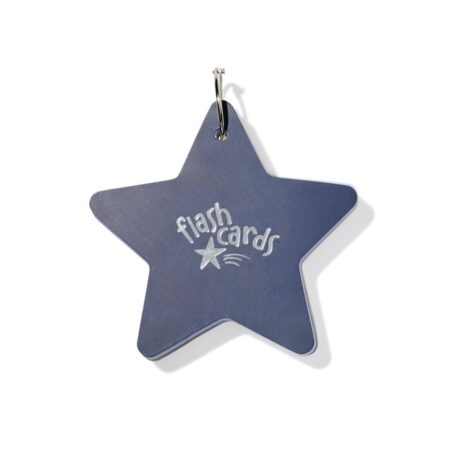 HEMA Flashcards met ring stervormig (blauw) | HEMA