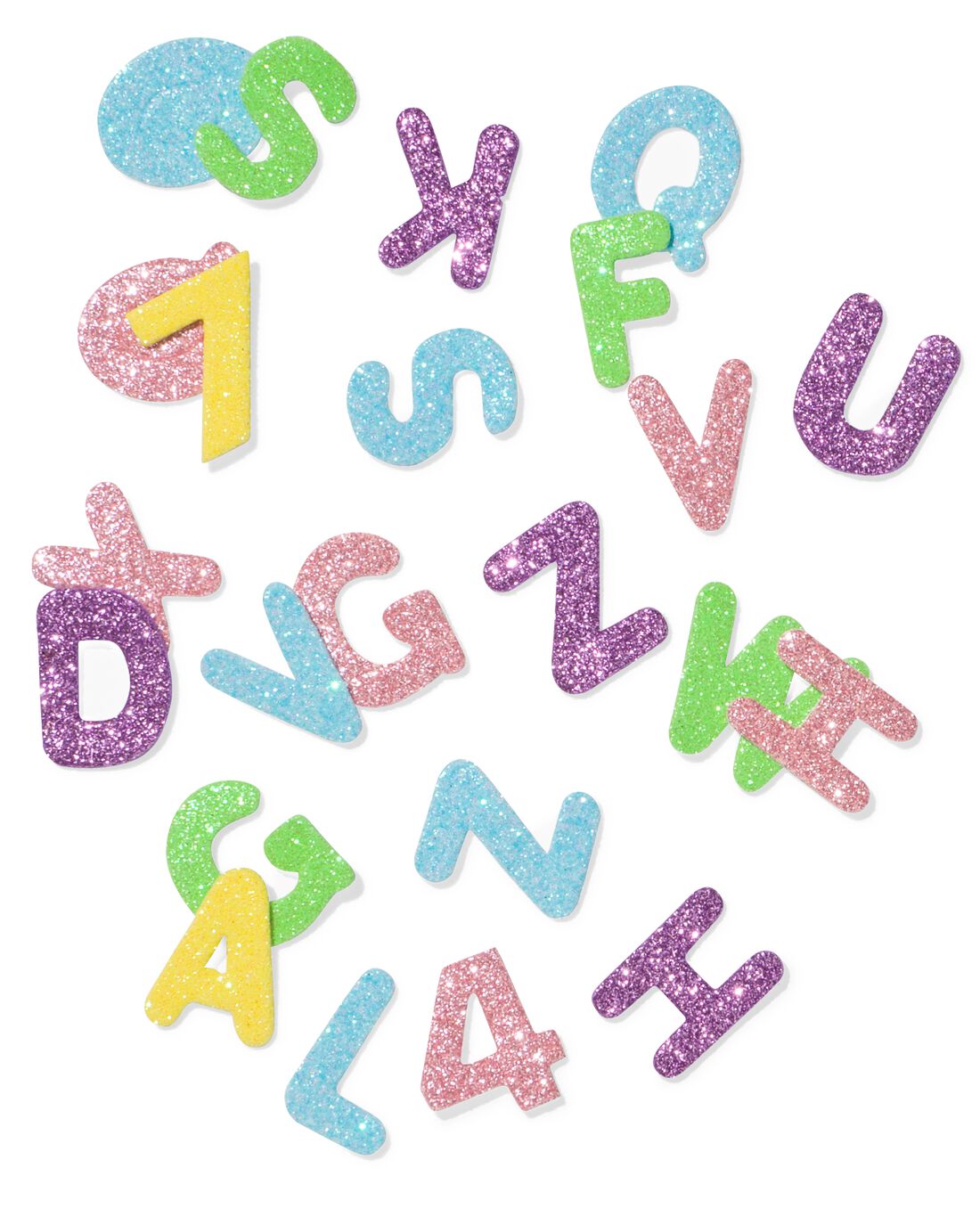 HEMA Foam stickers alfabet glitter | HEMA