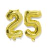 HEMA Folieballon getal 25 60cm goud (goud) | HEMA