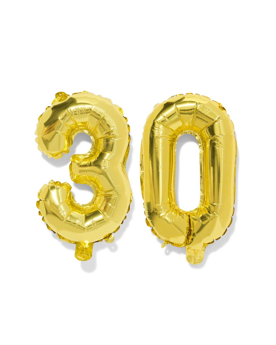 HEMA Folieballon getal 30 60cm goud (goud) | HEMA