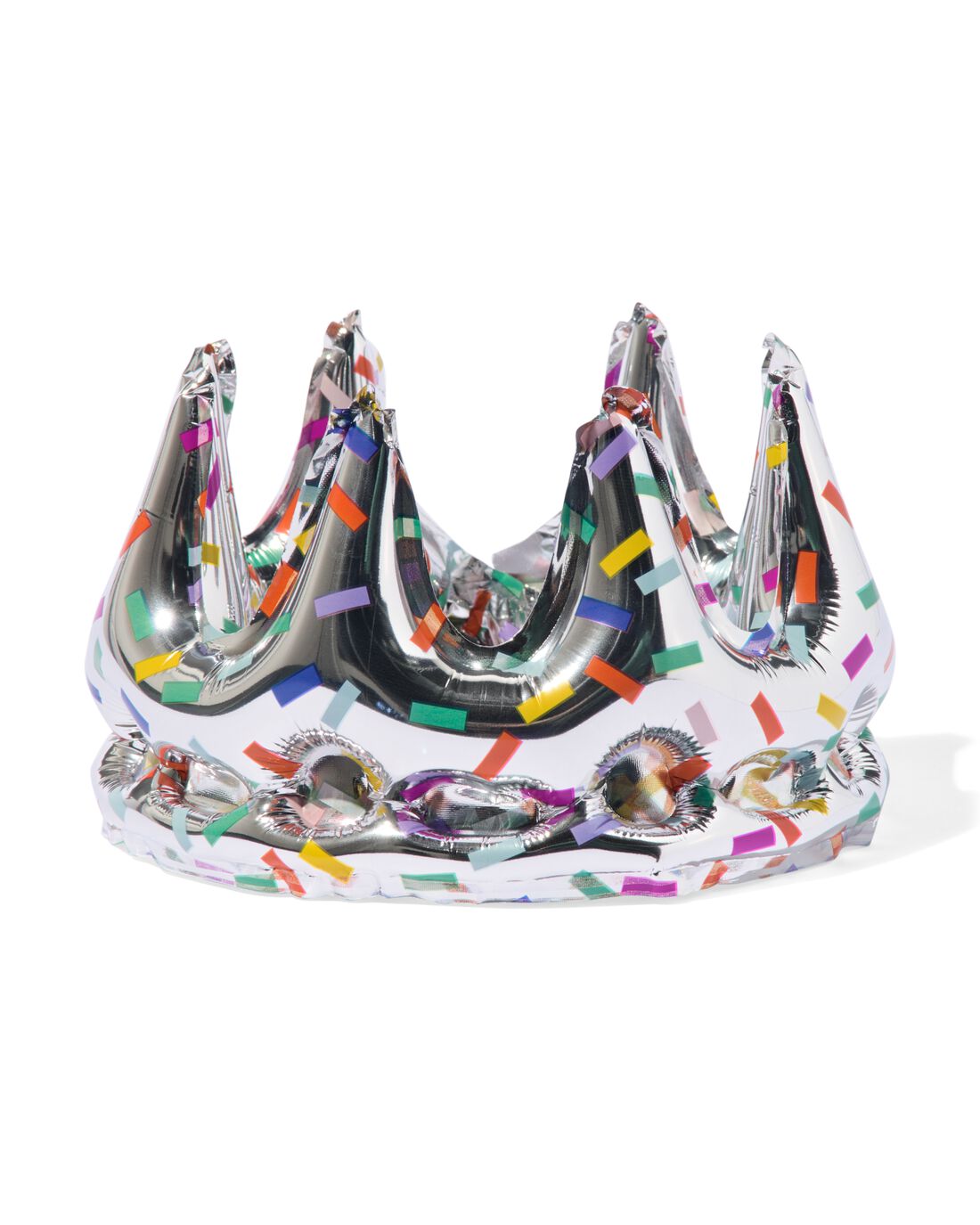 HEMA Folieballon kroon 20cm confetti (multicolor) | HEMA