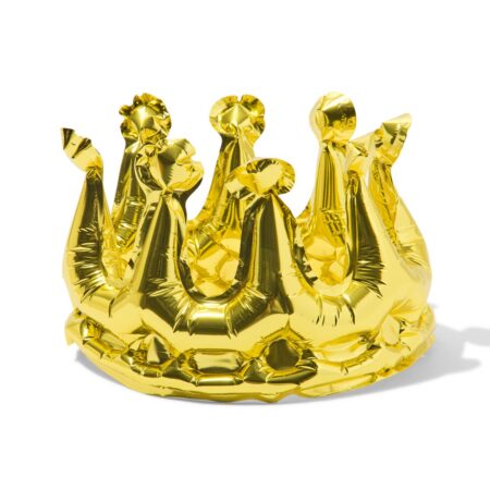 HEMA Folieballon kroon 20cm goud (goud) | HEMA