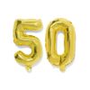 HEMA Folieballon leeftijd 50 60cm goud | HEMA