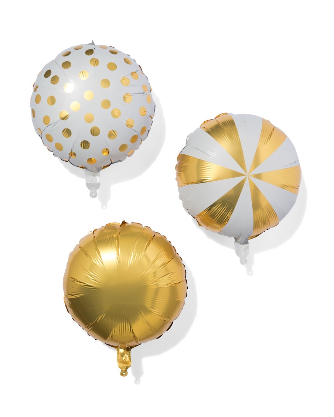 HEMA Folieballonnen 35cm goud - 3 stuks (goud) | HEMA