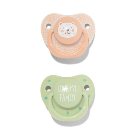 HEMA Fopspenen met platte kant beer 6m+ | HEMA