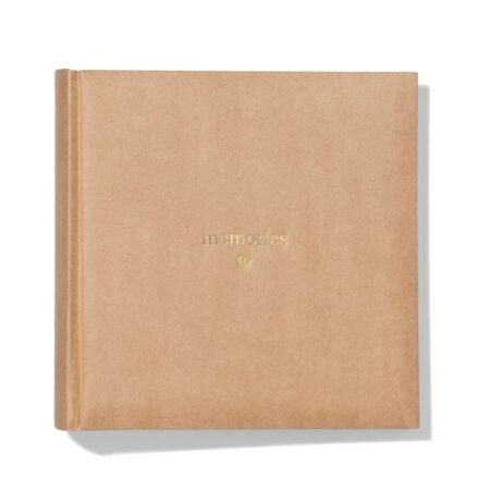 HEMA Fotoalbum 22.5x22.5cm bruin (kraft) | HEMA