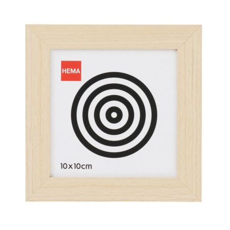 HEMA Fotolijst 10x10cm hout (hout) | HEMA