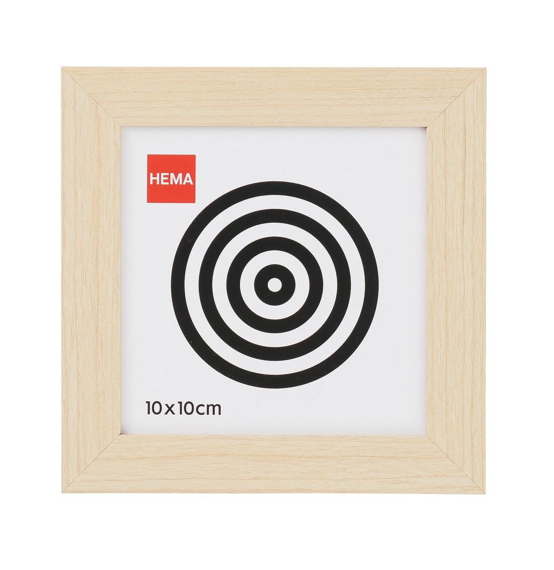 HEMA Fotolijst 10x10cm hout (hout) | HEMA