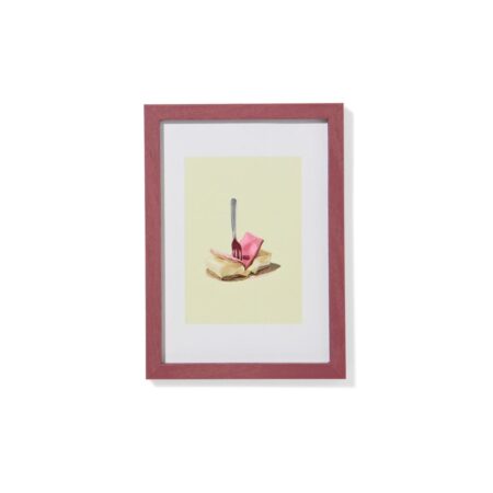 HEMA Fotolijst 10x15cm hout dun (bordeauxrood) | HEMA