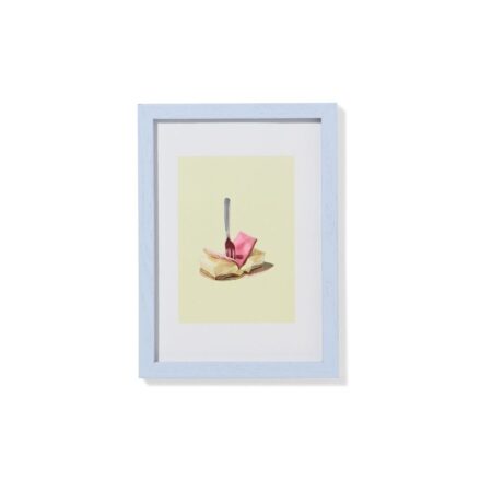 HEMA Fotolijst 10x15cm hout dun (lichtblauw) | HEMA