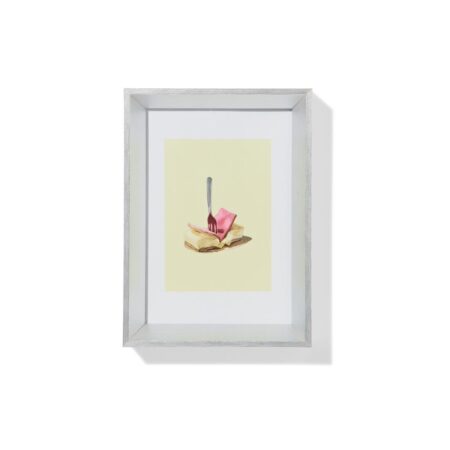HEMA Fotolijst 10x15cm hout facet (zilver) | HEMA