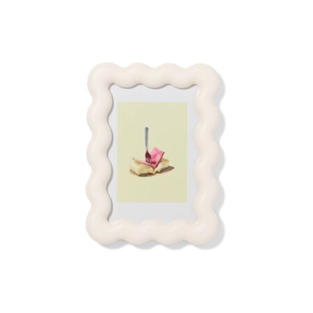 HEMA Fotolijst 10x15cm hout golf (wit) | HEMA