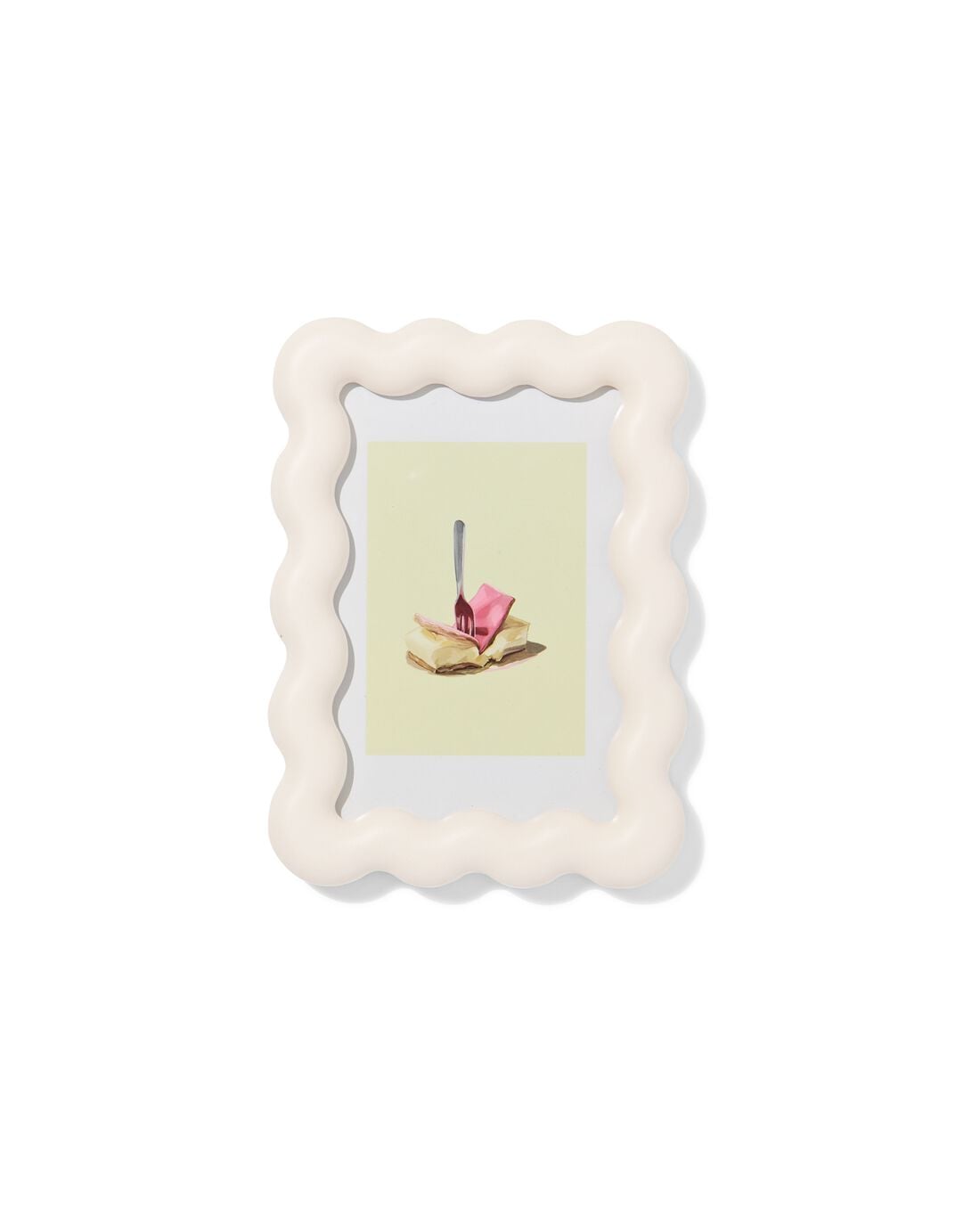 HEMA Fotolijst 10x15cm hout golf (wit) | HEMA
