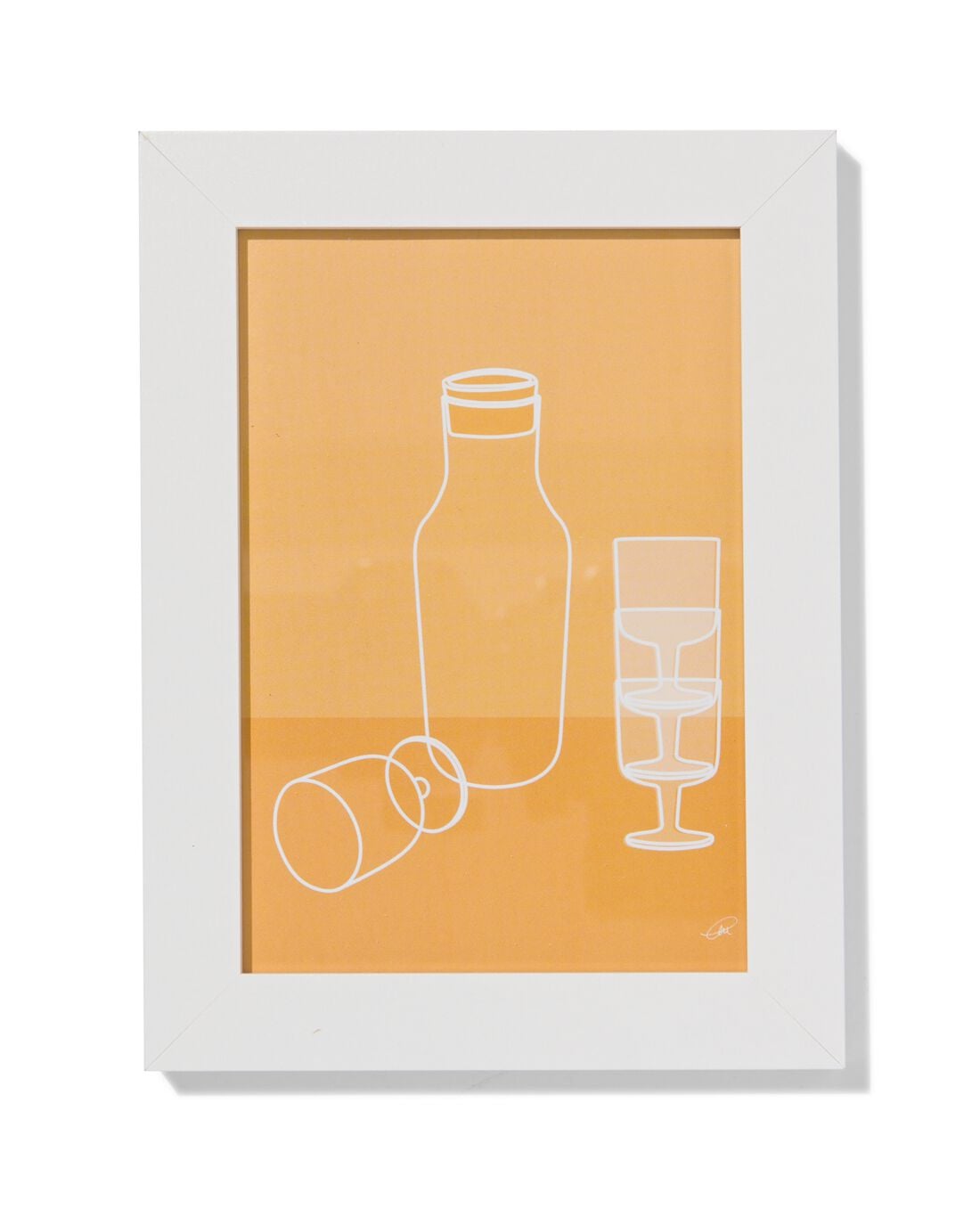 HEMA Fotolijst 10x15cm wit hout (wit) | HEMA