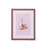 HEMA Fotolijst 15x20cm hout dun (bordeauxrood) | HEMA