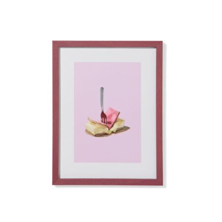 HEMA Fotolijst 15x20cm hout dun (bordeauxrood) | HEMA