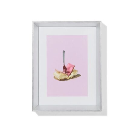 HEMA Fotolijst 15x20cm hout facet (zilver) | HEMA