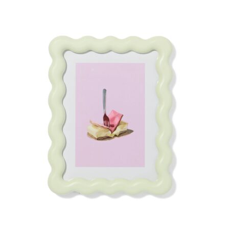 HEMA Fotolijst 15x20cm hout golf (lichtgroen) | HEMA